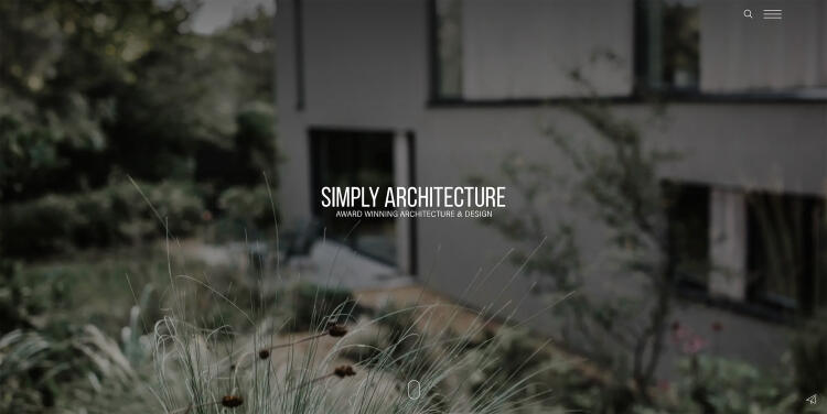 Home page of Simply Architecture website