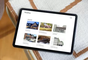 mockuuups ipad air mockup on cozy home fabric