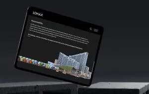 mockuuups ipad pro mockup on concrete blocks